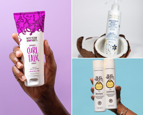 Curly Girly Must Haves cover photo collage