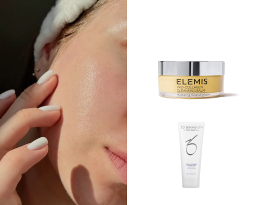 Good skin starts HERE cover photo collage