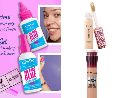 Everyday makeup cover photo collage