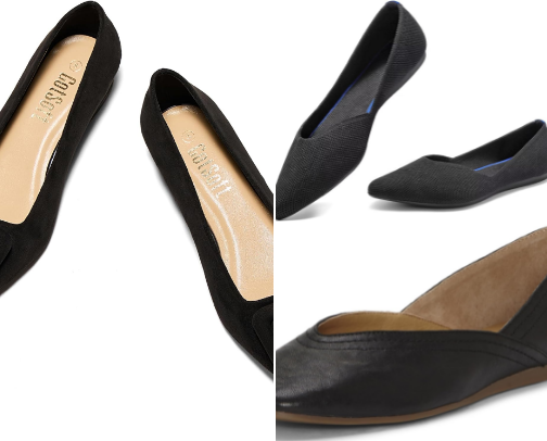 The perfect pair for any day any outfit, flat so good you'll forget you're wearing shoes cover photo collage