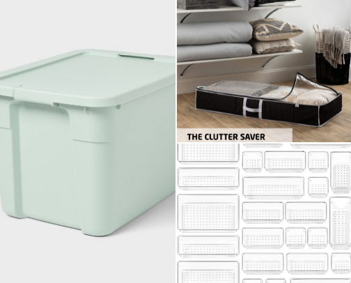 Budget vs Bougie Home Organization Finds That Make Life Easier cover photo collage