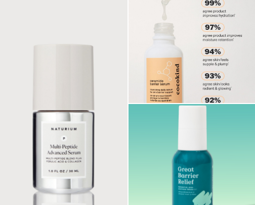 Gentle Hydrating Serums for All Skin Types cover photo collage