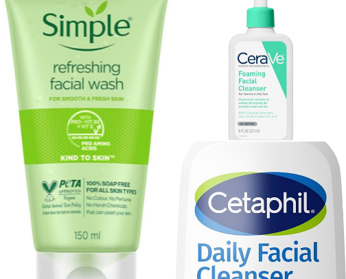 Simple Beginner Skincare Routine Essentials cover photo collage