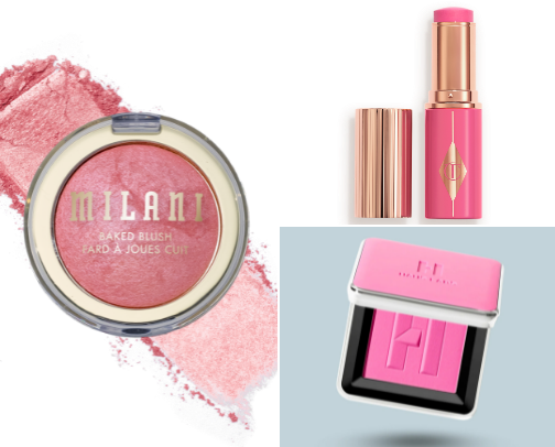 Blush/Highlighter for Mature Skin cover photo collage