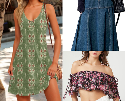 Summer 2025 Clothing cover photo collage