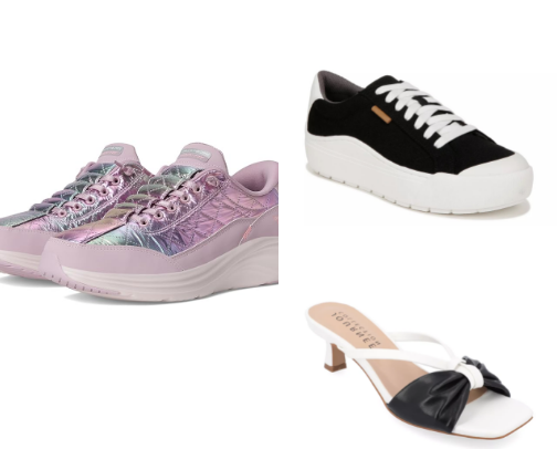 Comfy shoes cover photo collage
