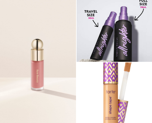 Splurge makeup ✨ cover photo collage