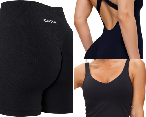 Amazon Athleisure cover photo collage
