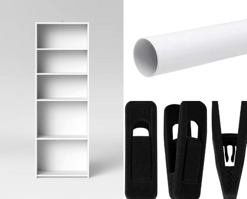 DIY walk in closet cover photo collage