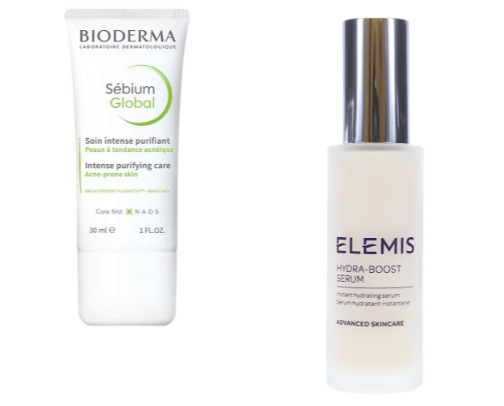 Skin serum cover photo collage