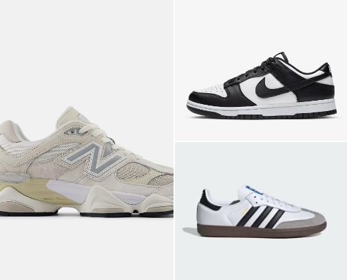 trendy sneakers atm cover photo collage