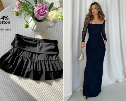 Clothes cover photo collage