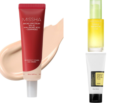 Korean skincare for women in their late 20's & early 30's cover photo collage
