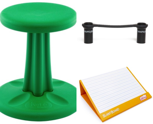 ot-approved classroom sensory accommodations for learning + movement cover photo collage