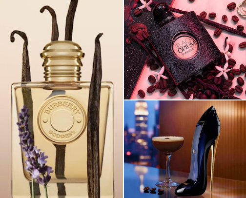 Top 5 women perfume scents cover photo collage