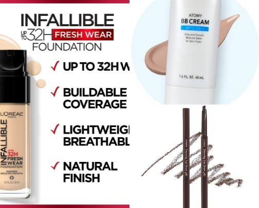 My Must-Have for Clean Daily Makeup Look cover photo collage