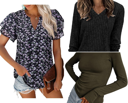 Cute Blouses To Wear With Wide-Leg Jeans cover photo collage