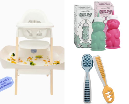 👶🥄🥣Baby’s First Solids — Easy-Clean Feeding Essentials cover photo collage