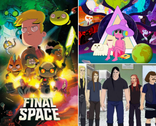 Favorite Adult Animated Shows cover photo collage