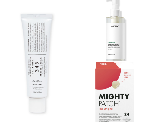 Skincare products that helped clear my skin! cover photo collage