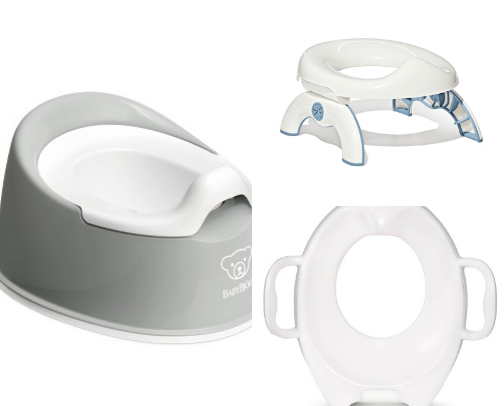 Potty Training Starter Kit for Toddlers: Seats, Step Stools & Accident Cleanup cover photo collage