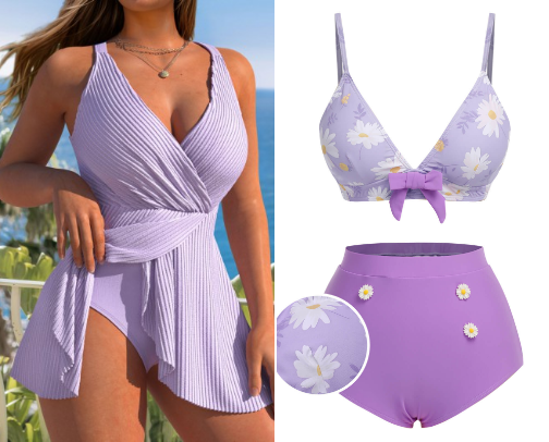 modest (ish) swimwear cover photo collage