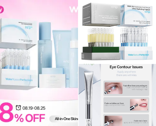 Morning Skincare Routine for anti aging, glass skin cover photo collage