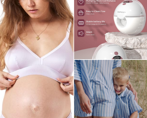 🤱 The Modern Mama Blueprint: Seamless Maternity to Newborn Life cover photo collage