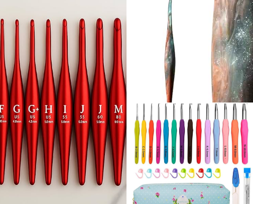 Crochet & knitting Essentials cover photo collage