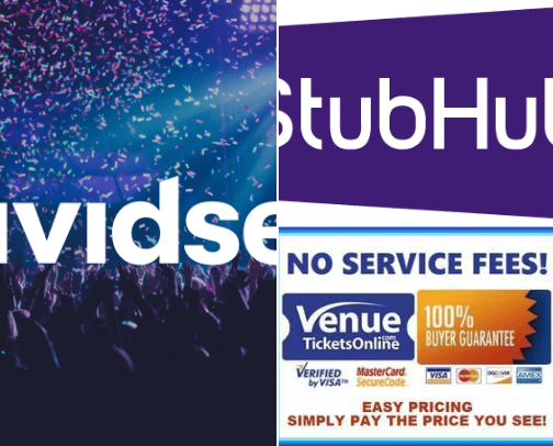 Concert & Sporting Event Ticket Options cover photo collage