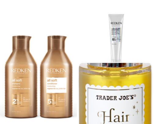 Hair care cover photo collage