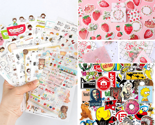Fun and Colorful Cute Stickers: Express Your Style ✨️ cover photo collage
