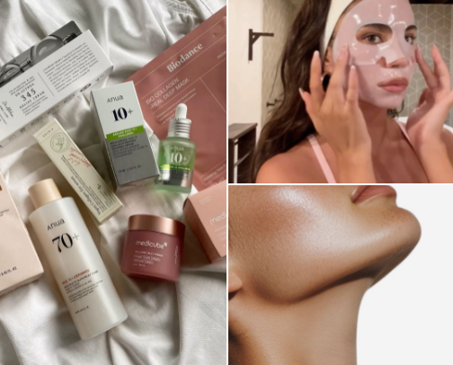 My 7 Favorite Korean Skincare Products🧴🧖‍♀️ cover photo collage