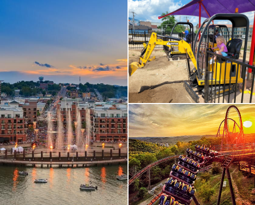 Branson, MO Family Trip cover photo collage