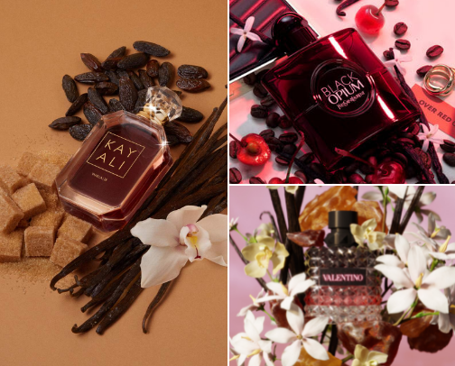 Smell me twice, my perfume picks 🖤 cover photo collage