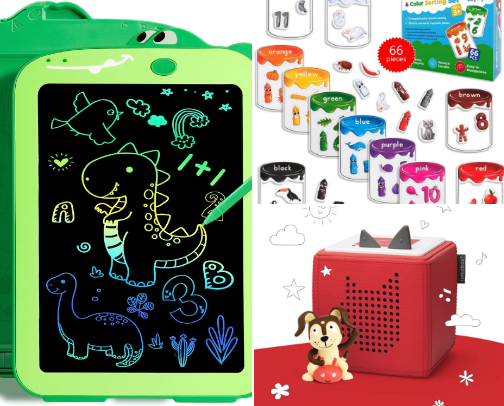 Screen Time Alternatives for Toddlers cover photo collage