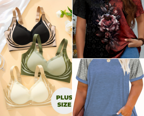 Plus Size Favorites cover photo collage