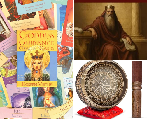 My Spiritual Toolkit: My favorite and Most used Products in my Daily Spiritual Routine cover photo collage