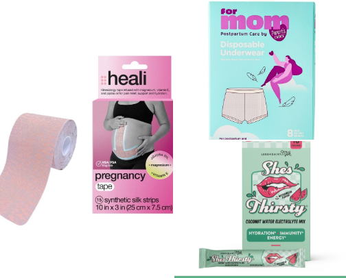 Pregnancy and Postpartum must haves! cover photo collage