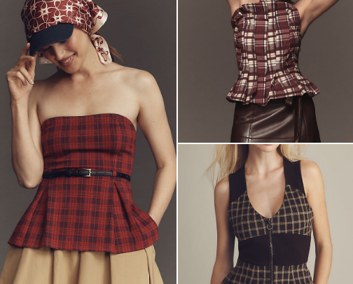 Classic Plaid with a twist for the Fall cover photo collage