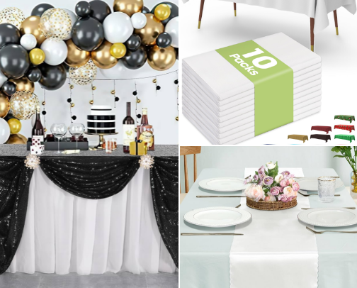 Table Party Decor cover photo collage