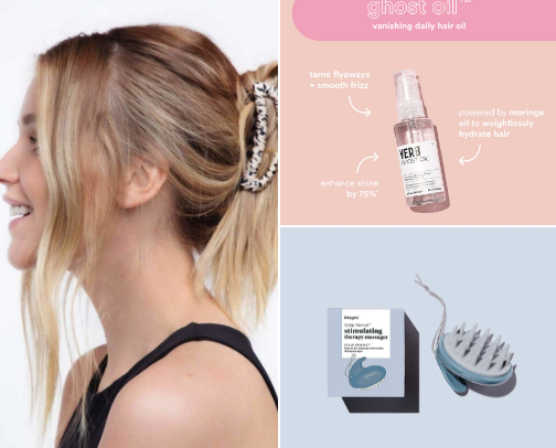 hair health. cover photo collage