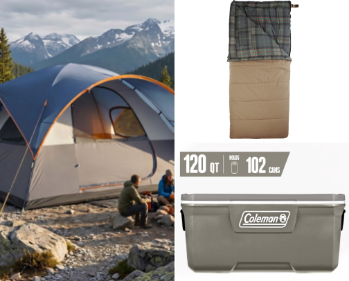 Family Camping Trip Essentials cover photo collage
