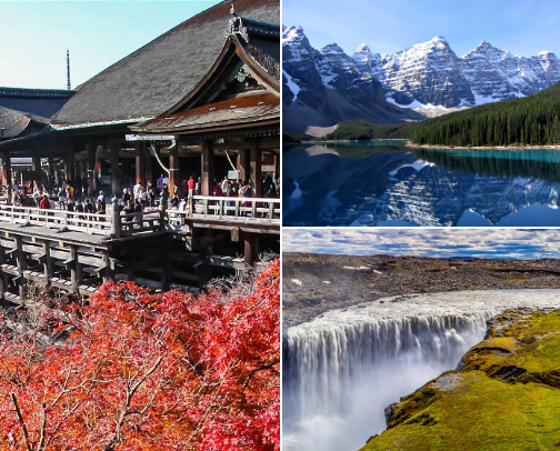 Places to visit 🗺️📍 cover photo collage