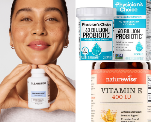 My supplement stack cover photo collage