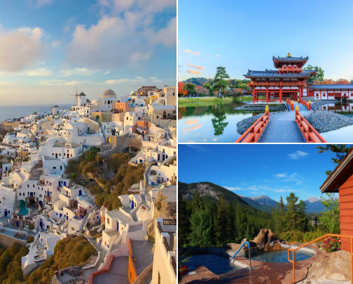 Unique & Must-Visit Places Around the World 🌍✨ cover photo collage