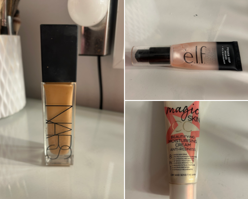 flawless finish favourites 💄 cover photo collage