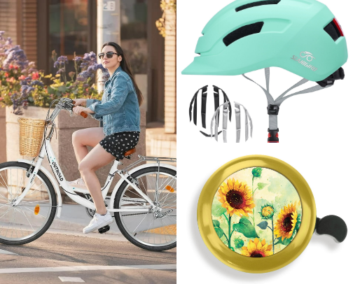 🚲 My Go-To Bike Ride Essentials (Just Cozy Stuff) cover photo collage