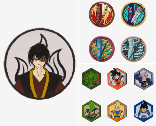 Anime Enamel Pins cover photo collage