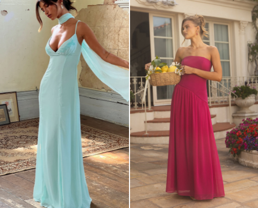 Wedding Guest Dresses Under $100 cover photo collage